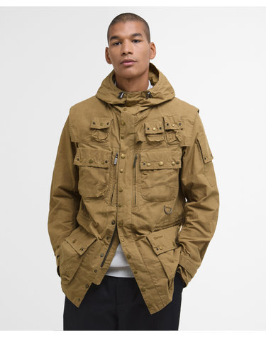 [BEST SALE][Barbour X Tokihito] 남성 베이지 Field Utility 캐주얼 자켓