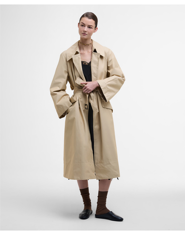 [Barbour X Alexa] 여성 베이지 Harley Showerproof 자켓