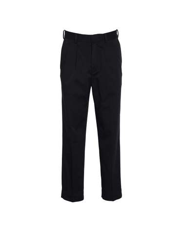 남성 블랙 Ted Relaxed Fit 팬츠