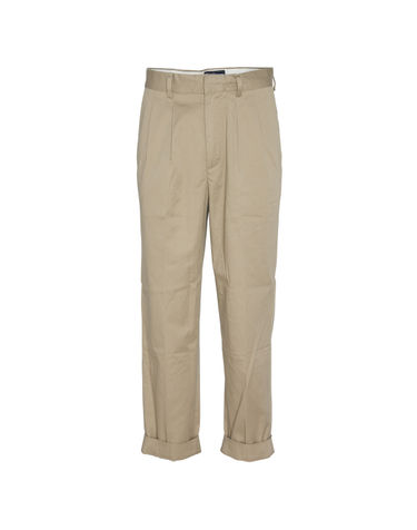 남성 베이지 Ted Relaxed Fit 팬츠