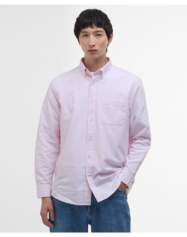 남성 핑크 Striped Dunand OS Fit 옥스포드 셔츠