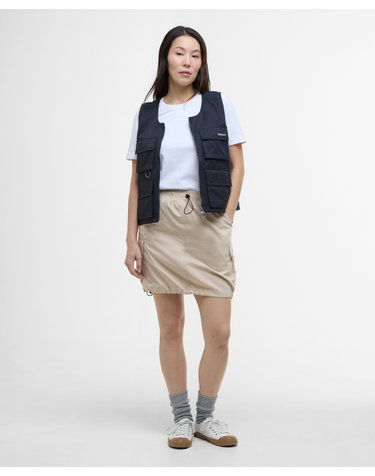 여성 아이보리 Farne 미니 스커트