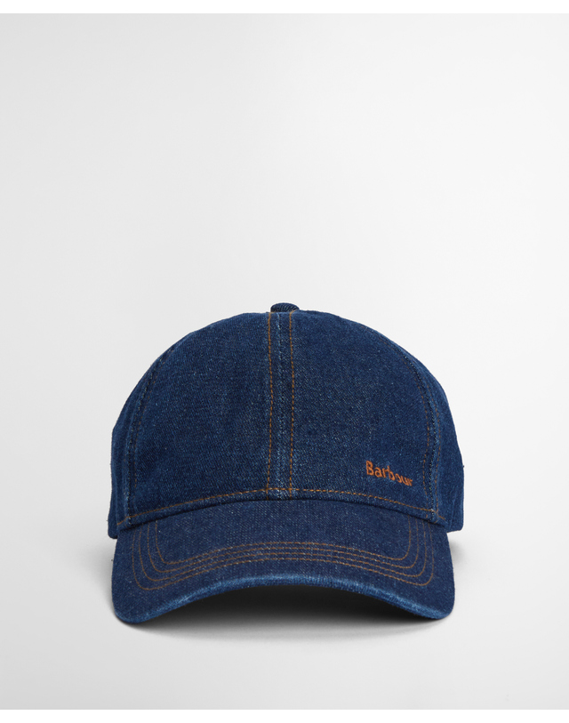 바버 남성 블루 Grindle Cap 모자 착용컷