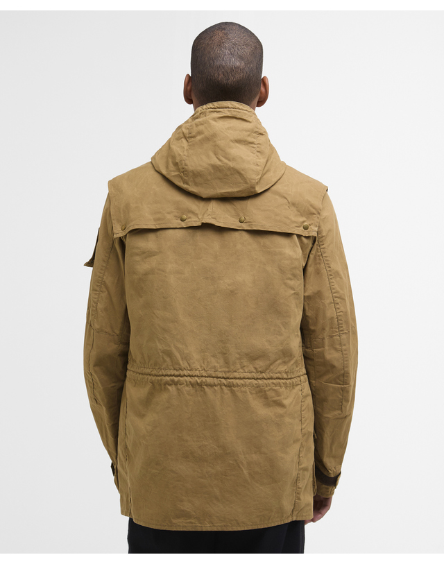 바버 [BEST SALE][Barbour X Tokihito] 남성 베이지 Field Utility 캐주얼 자켓 카키 착용컷