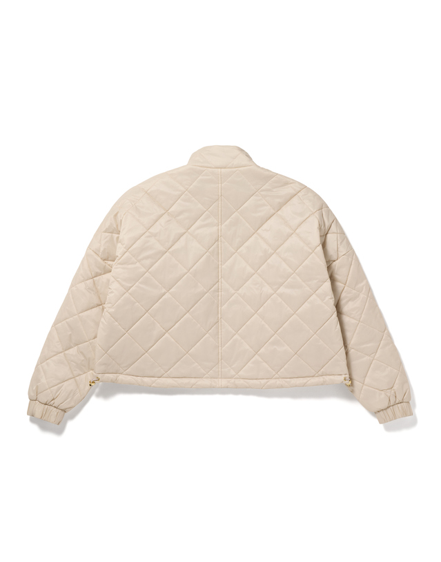 바버 [BEST SALE]여성 크림 B.Intl Hamilton 퀼팅 자켓 착용컷