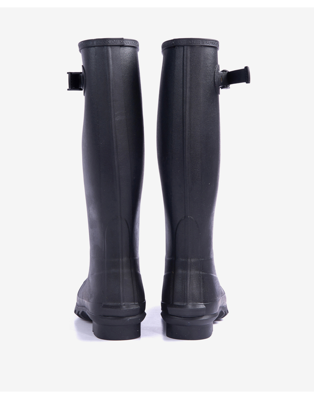 바버 남성 블랙 Mens Bede Tall 레인부츠 착용컷