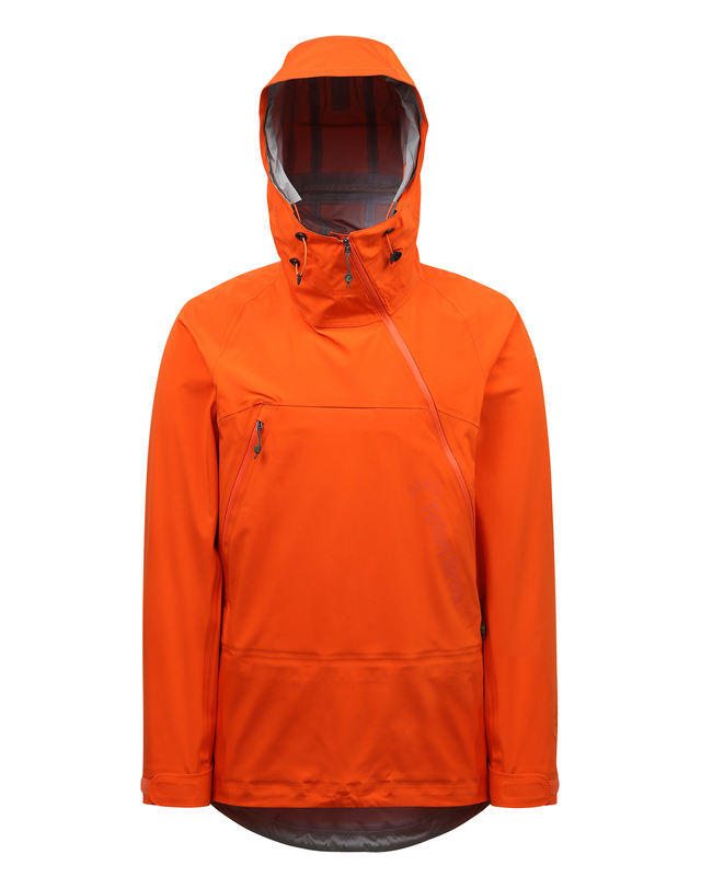 티톤 브로스 Tsurugi Jacket 밝은 오렌지 착용컷