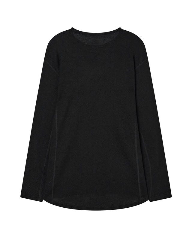 티톤 브로스 MOB Wool L/S 블랙 착용컷