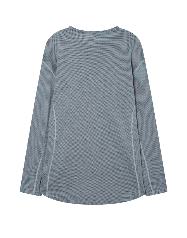 티톤 브로스 MOB Wool L/S 밝은 그레이 착용컷