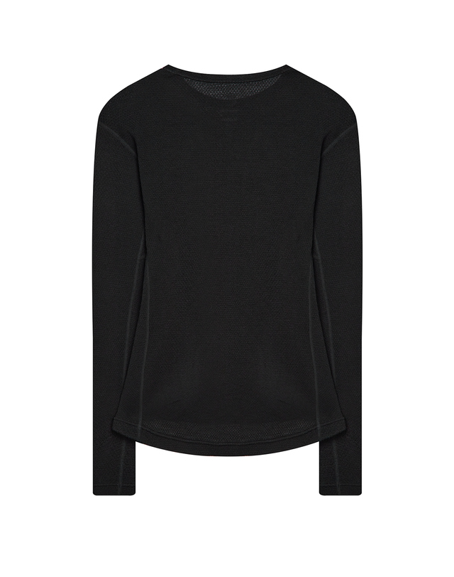 티톤 브로스 WS MOB Wool L/S 블랙 착용컷