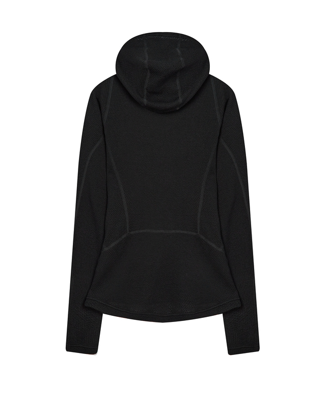 티톤 브로스 WS MOB Wool Hoody 블랙 착용컷