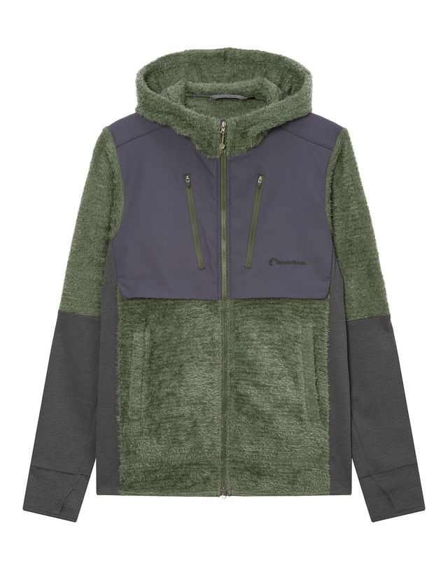 티톤 브로스 OCTA Highloft Tec Hoody 밝은 초록 착용컷