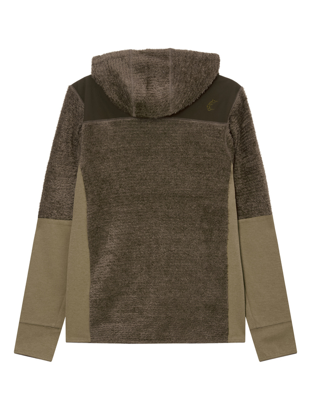 티톤 브로스 OCTA Highloft Tec Hoody 세피아 착용컷