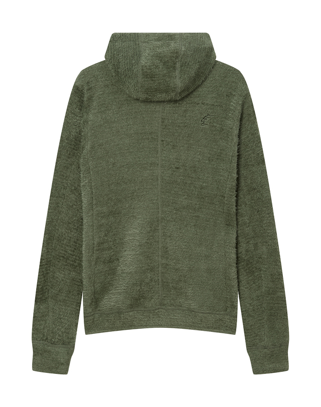 티톤 브로스 OCTA Highloft Fullzip Hoody 밝은 초록 착용컷