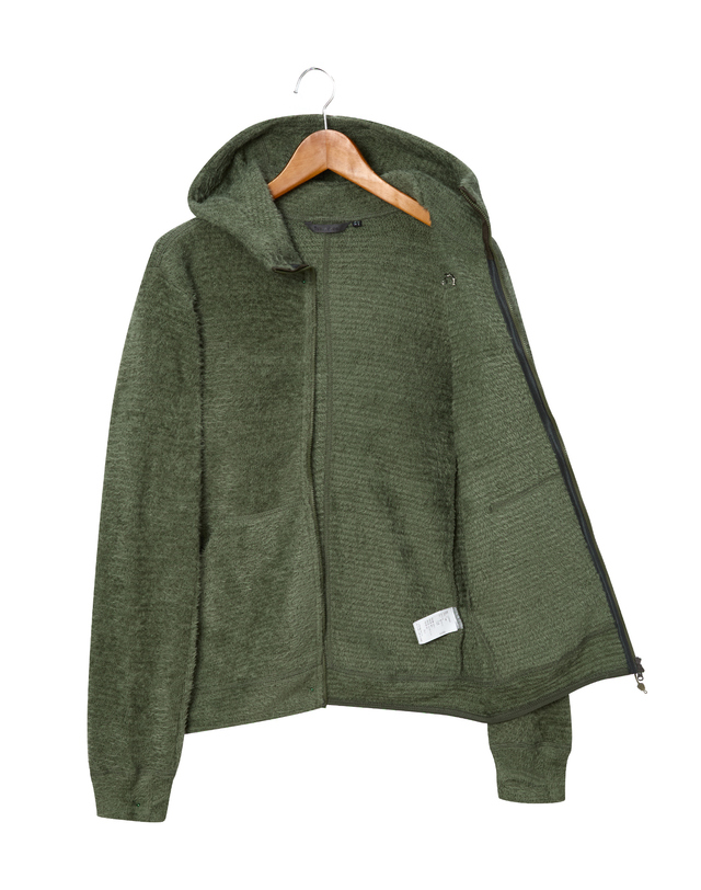 티톤 브로스 OCTA Highloft Fullzip Hoody 밝은 초록 착용컷