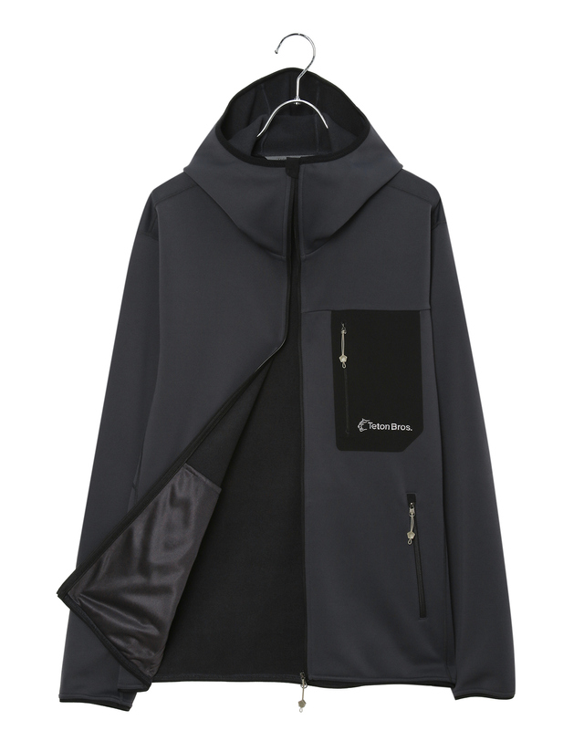 티톤 브로스 Midlayer Fleece Hoody 진한 그레이 착용컷