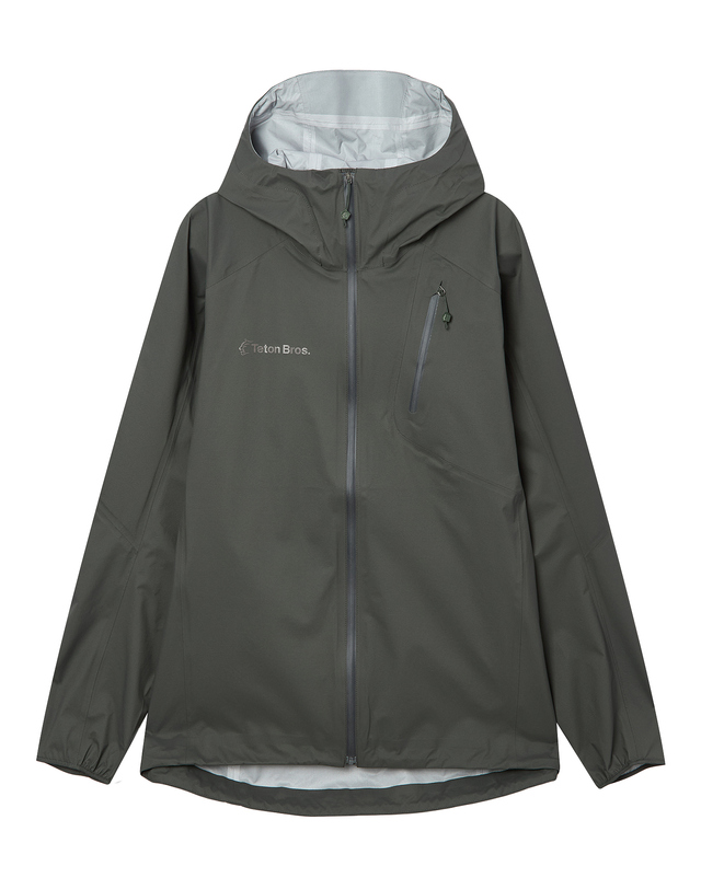 티톤 브로스 Feather Rain Full Zip Jacket 그레이 착용컷