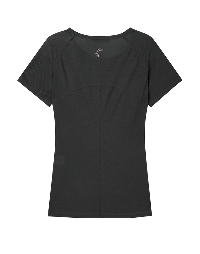티톤 브로스 [여성] WS ELV1000 S/S Tee 차콜 그레이 착용컷