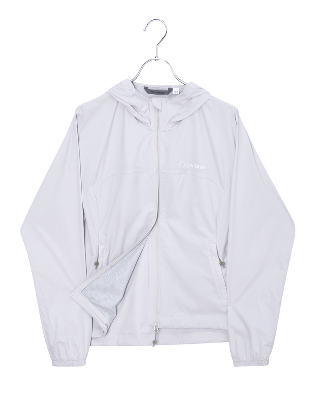 티톤 브로스 여성 TrailAIR Hoody 밝은 그레이 착용컷