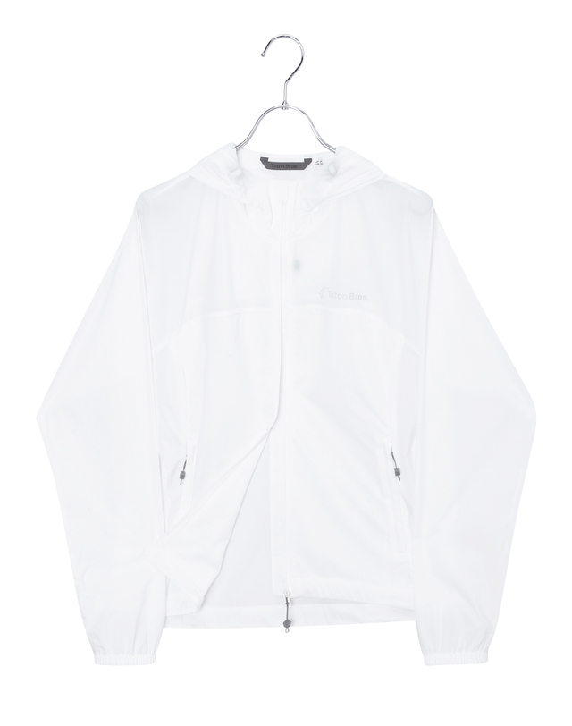 티톤 브로스 여성 TrailAIR Hoody 흰색 착용컷