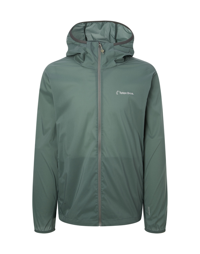 티톤 브로스 Alive Windshell Hoody 밝은 초록 착용컷