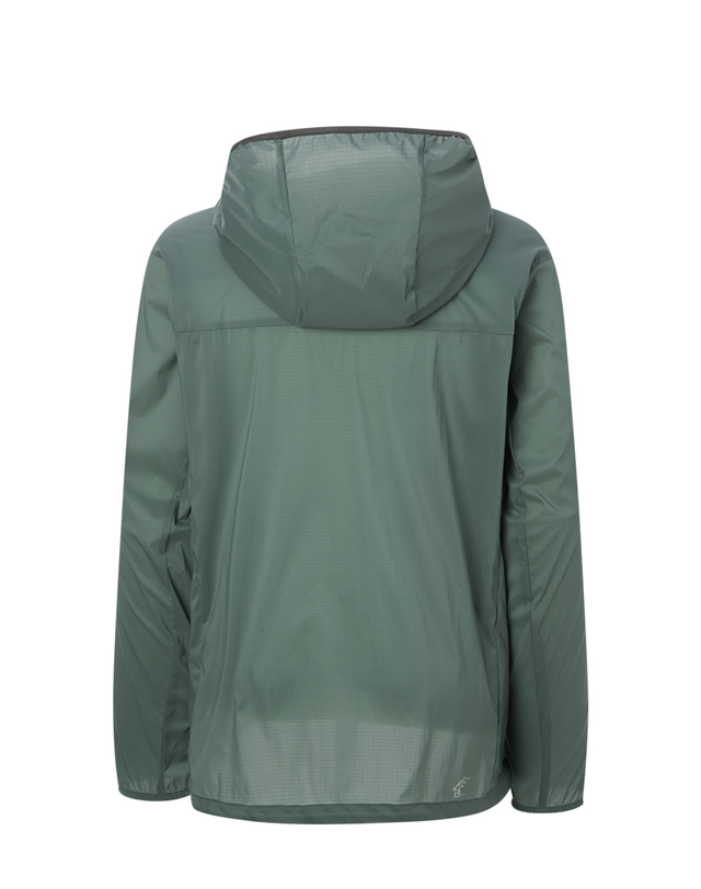 티톤 브로스 Alive Windshell Hoody 밝은 초록 착용컷