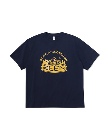 HARVEST TECH TEE ARCH LOGO (NAVY)