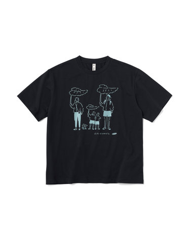 US4 HARVEST UMBRELLA TEE (BLACK)