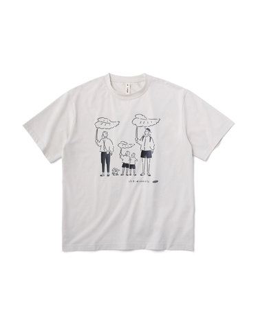 US4 HARVEST UMBRELLA TEE (LIGHT BEIGE)
