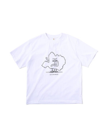 US4 OC/RP IRIOMOTE CAT TEE (WHITE)