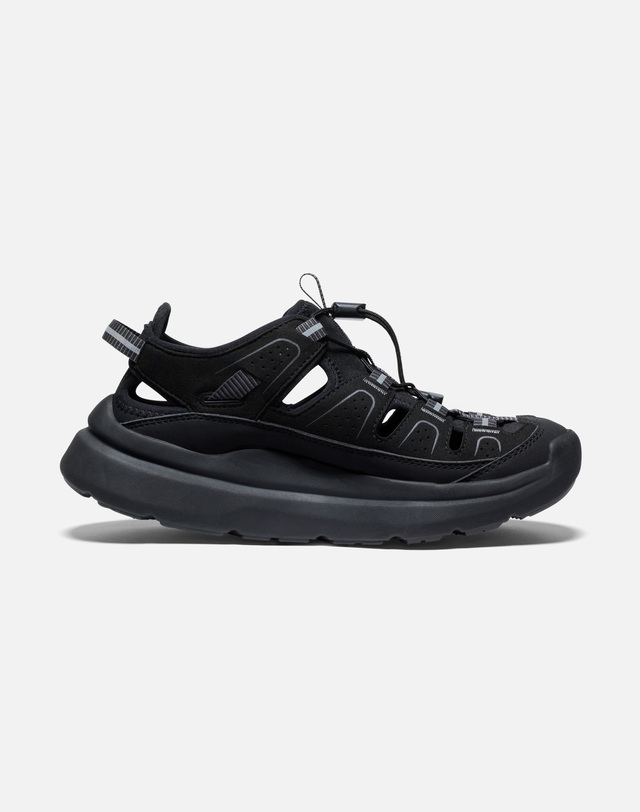 킨 [WK450 SANDAL] 블랙 여성 워킹화 착용컷
