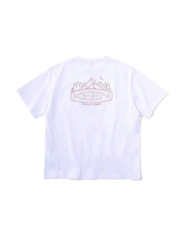 킨 OC/RP HOOD LOGO TEE WS (WHITE) 흰색 착용컷