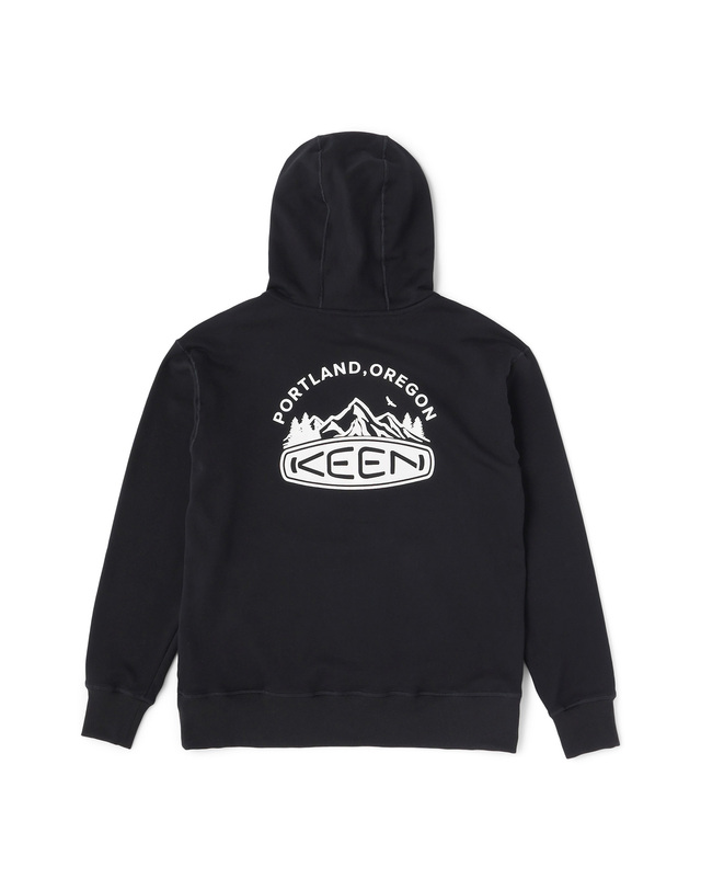 킨 HARVEST TECH POCKET HOODIE 블랙 착용컷