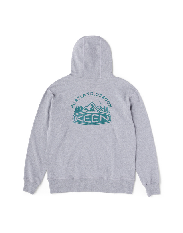 킨 HARVEST TECH POCKET HOODIE 밝은 그레이 착용컷
