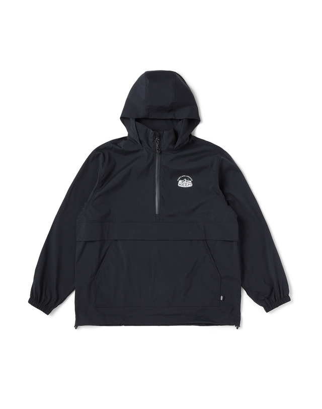 킨 NYLON ANORAK HOODIE 블랙 착용컷
