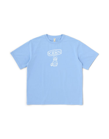 US4 HARVEST LOGO TEE (LT BLUE)