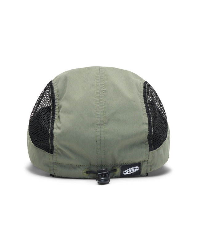 킨 NYLON LONG BILL CAP (OLIVE) 카키 착용컷