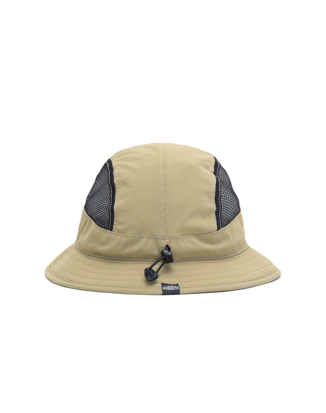 킨 NYLON MESH HAT (TIMBERWOLF) 진한 베이지 착용컷