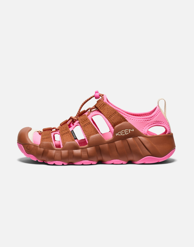 킨 [KEEN X HIKING PATROL][하이퍼포트 H2] 핑크 여성 샌들 착용컷