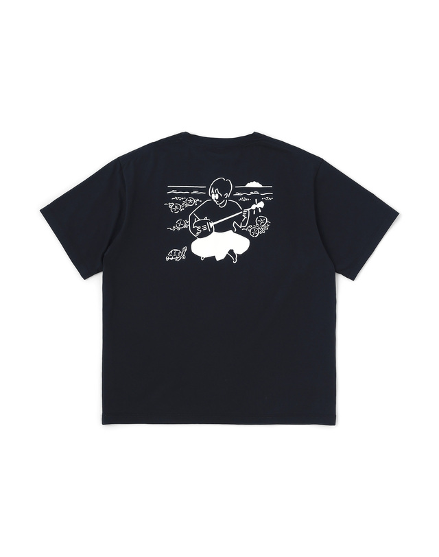킨 US4 HARVEST CHILL TEE (BLACK) 블랙 착용컷
