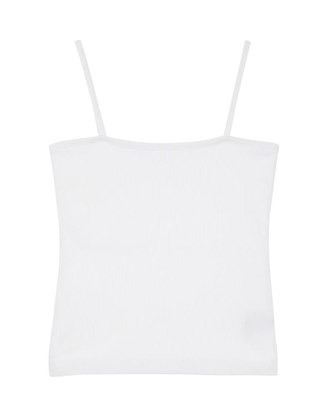 엠오엠씨 SQUARE BASIC BUSTIER WT 엠오엠씨 흰색 착용컷
