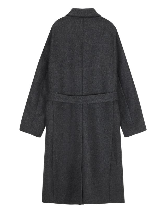 핸즈인더포켓 핸즈 인 더 포켓 [MEN] UNI ROBE COAT GRAY 그레이 착용컷