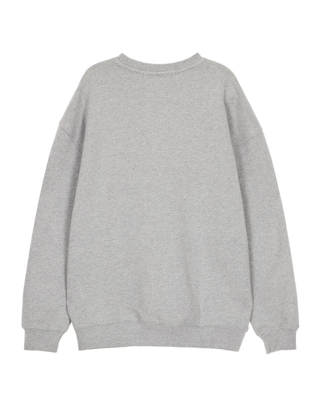 배드 팩토리 아크로님 부클 크루넥 그레이 (ACRONYM BOUCLE CREWNECK GREY) 착용컷