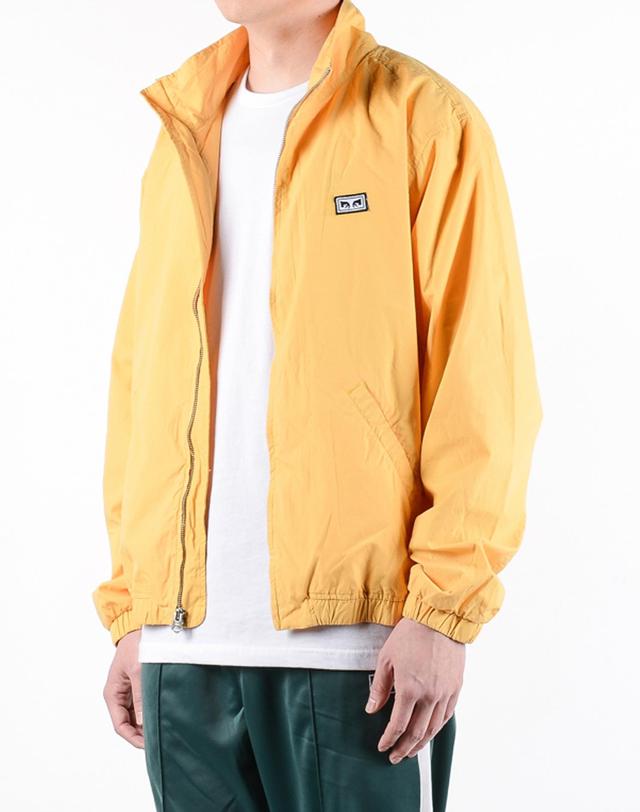 오베이 OBEY EASY JACKET DUSTY YELLOW 진한 노랑 착용컷
