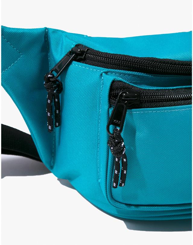해브어굿타임 해브 어 굿 타임 HAVE A GOOD TIME FRAME WAIST BAG PEACOCK 청록 착용컷