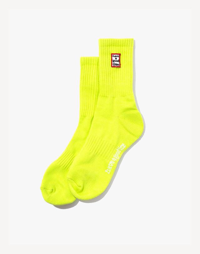 FRAME SOCKS LIME / 해브어굿타임 프레임 양말 삭스