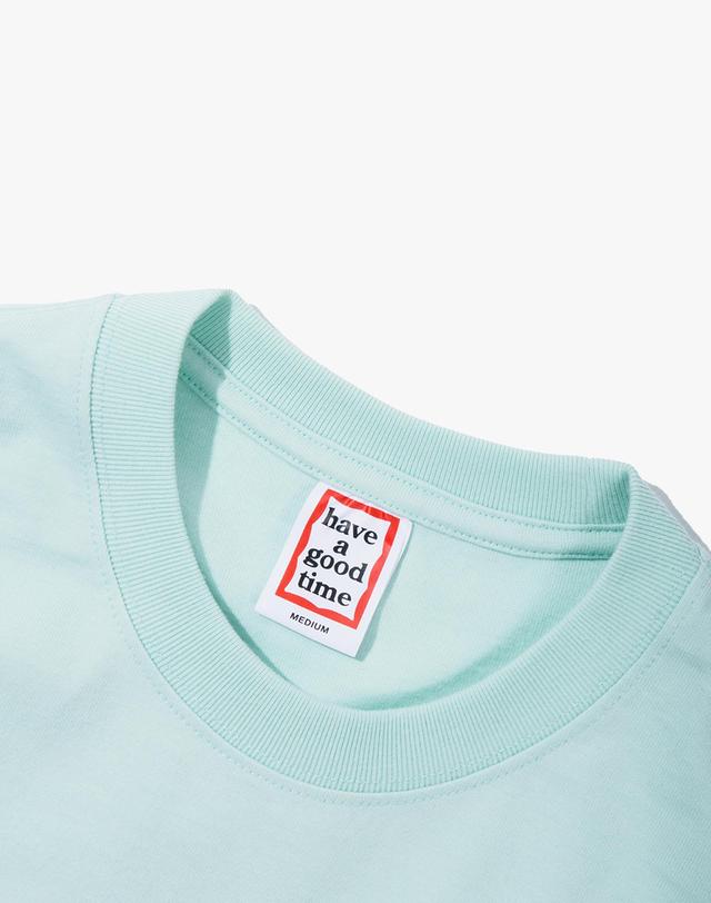 해브 어 굿 타임 [해브어굿타임] HAVE A GOOD TIME 미니 프레임 반팔 티셔츠 MINI FRAME S/S TEE_MINT 밝은 초록 착용컷