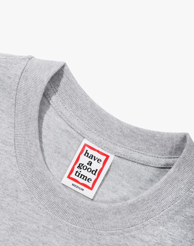 해브 어 굿 타임 [해브어굿타임] HAVE A GOOD TIME 미니 프레임 반팔 티셔츠 MINI FRAME S/S TEE_HEATHER GREY 그레이 착용컷