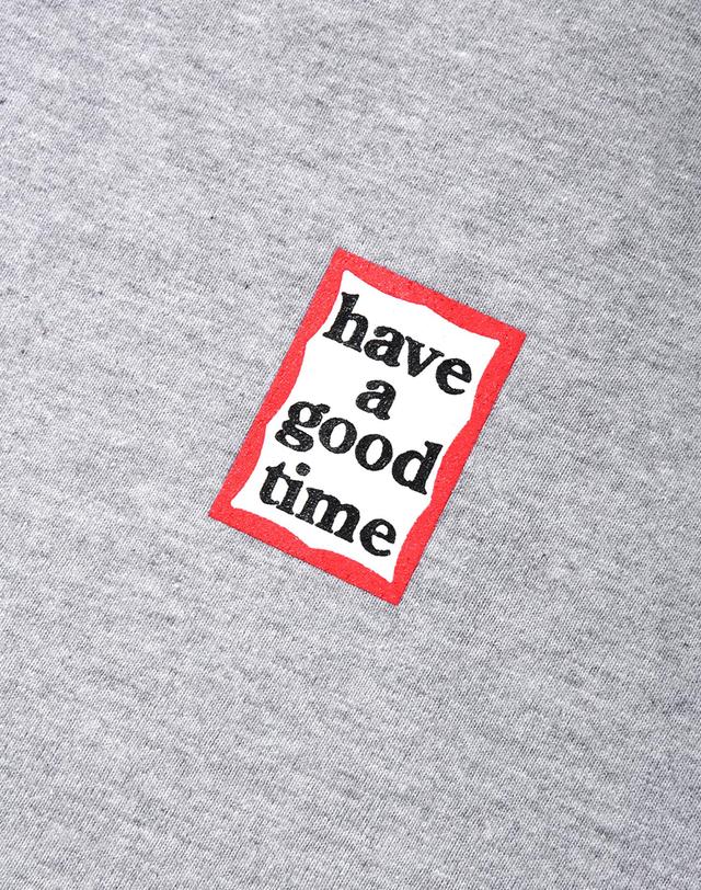 해브 어 굿 타임 [해브어굿타임] HAVE A GOOD TIME 미니 프레임 반팔 티셔츠 MINI FRAME S/S TEE_HEATHER GREY 그레이 착용컷