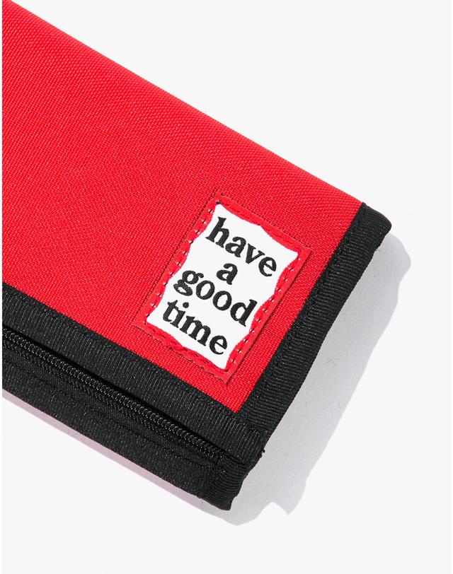 해브어굿타임 해브 어 굿 타임 HAVE A GOOD TIME FRAME WALLET RED 레드 착용컷